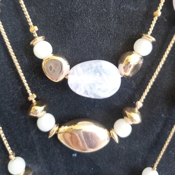 Three Strand Necklace - Picture 2 of 3